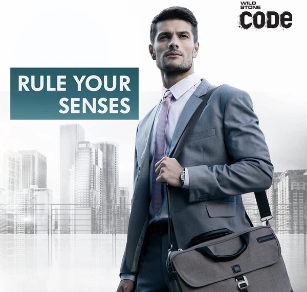 Wild Stone Code Chrome No Gas Body Perfume for Men, Long Lasting Masculine Fragrance for Office Wear -120 ml - 2-3 days on orders over ₹499 shipped by Selection House, 120 ml, Steel
