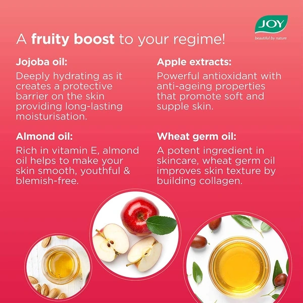 Joy Skin Fruits Fruit Moisturizing Cream, For All Skin Types  - 200 gm, 2-3 days on orders over ₹499 shipped by Selection House