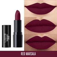 LAKMÉ Cushion Matte Lipstick, Matte Finish, 4.5g - Red Marsala, 2-3 days on orders over ₹499 shipped by Selection House, 4.5g