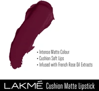 LAKMÉ Cushion Matte Lipstick, Matte Finish, 4.5g - Red Marsala, 2-3 days on orders over ₹499 shipped by Selection House, 4.5g