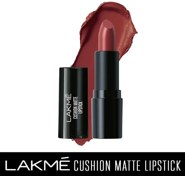 LAKMÉ Cushion Matte Lipstick, Matte Finish, 4.5g - Red Retro, 2-3 days on orders over ₹499 shipped by Selection House, 4.5g