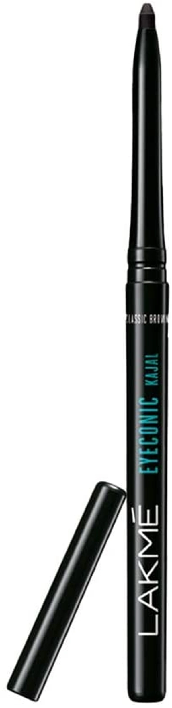 Lakme Eyeconic Black Kajal, Matte Kohl Liner in a Twist Up Pencil - Waterproof, Smudge Proof & Long Lasting Eye Makeup, 0.35 g - Black, 2-3 days on orders over ₹499 shipped by Selection House, 0.35g
