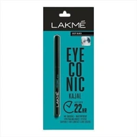 Lakme Eyeconic Black Kajal, Matte Kohl Liner in a Twist Up Pencil - Waterproof, Smudge Proof & Long Lasting Eye Makeup, 0.35 g - Black, 2-3 days on orders over ₹499 shipped by Selection House, 0.35g