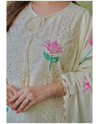 New Ivory Suit Set - Blue, S M