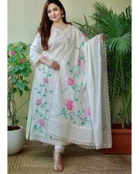 New Ivory Suit Set - Blue, S M