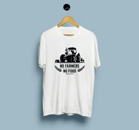 No farmers No Food t-shirt Men's  - white, S