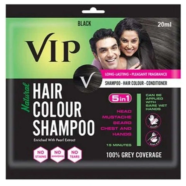 vip hair colour shampoo