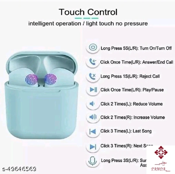bluetooth headphones  - blue 