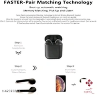 bluetooth headphones  - black 