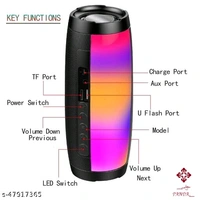 TG-157 bluetooth led speaker  - black 