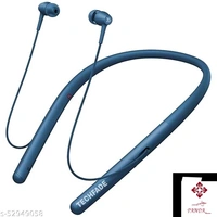 TECHFADE WH700 Wireless Bluetooth In Ear Neckband Earphone with Mic (Blue) - blue 