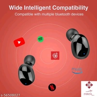 TecSox TecPods Max TWS Ear-Buds with IWP Technology, Immersive Audio, Up to 30H Total Playback, IPX Water Resistance, Super Touch Controls, Secure Sports Fit & Micro USB Port, Noise Isolation, Mobile Power bank function (Black) - black 