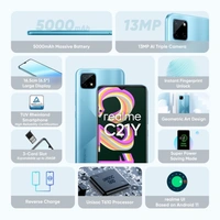 realme c21y - blue 