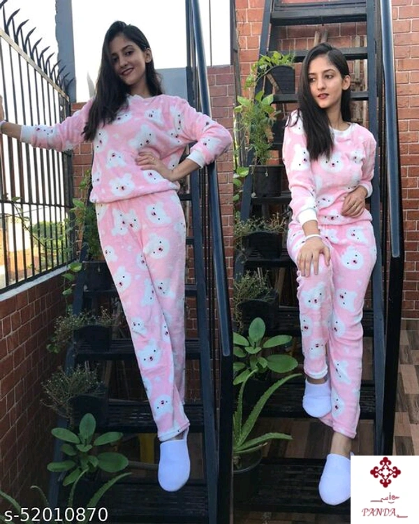 Aradhya Adorable Women Nightsuits - black 