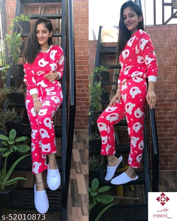 Aradhya Adorable Women Nightsuits - black 