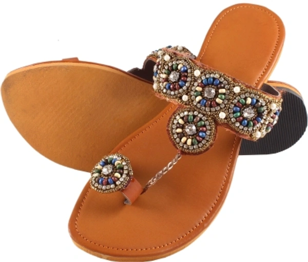 Ladies Slippers  - Web Orange, 4