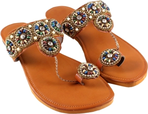 Ladies Slippers  - Web Orange, 4