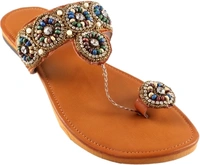 Ladies Slippers  - Web Orange, 4