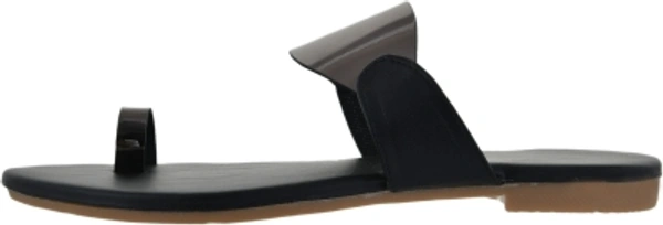 Ladies Slippers  - Black, 8