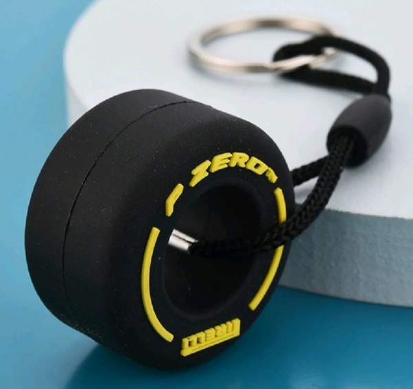 F1 Pirelli Tyre keychains - 4 Keychains