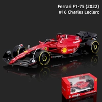 Bburago 1:43 2022 Scuderia Ferrari F1-71 #16 #55 Model Car 16 - 16