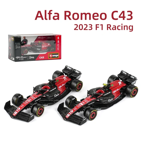 Bburago 1:43 2023 Alfa Romeo C43 Model Car - 77