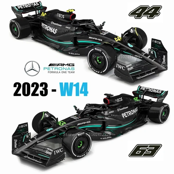 Bburago 1:43 2023 Mercedes W14 Model Car - 63