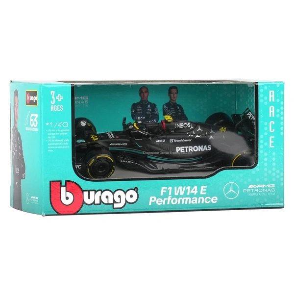 Bburago 1:43 2023 Mercedes W14 Model Car - 44