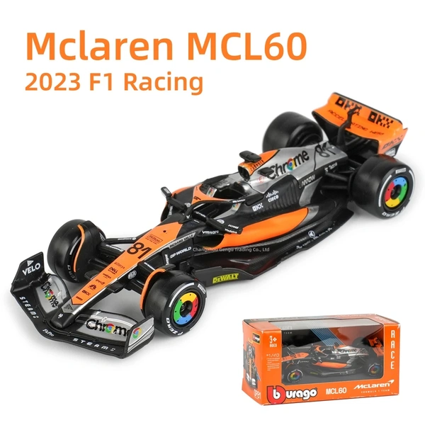2023 Bburago 1:43 McLaren MCL60 Model Car - Chrome Edition - 4