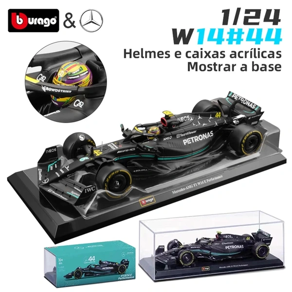 Bburago 1:24 2023 Mercedes AMG W14 E Performance Model Car - 63