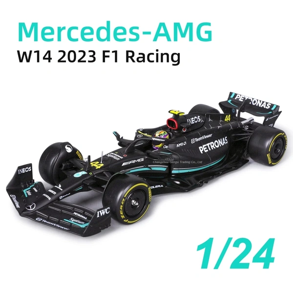 Bburago 1:24 2023 Mercedes AMG W14 E Performance Model Car - 63