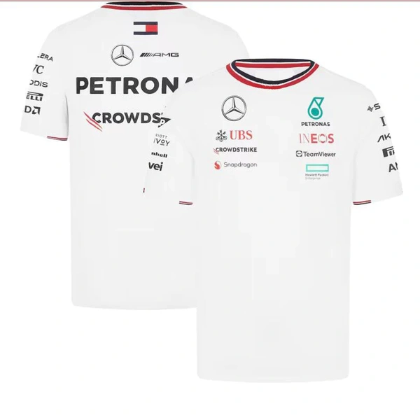 2024 Mercedes AMG F1 Team T Shirt - White - 3XL