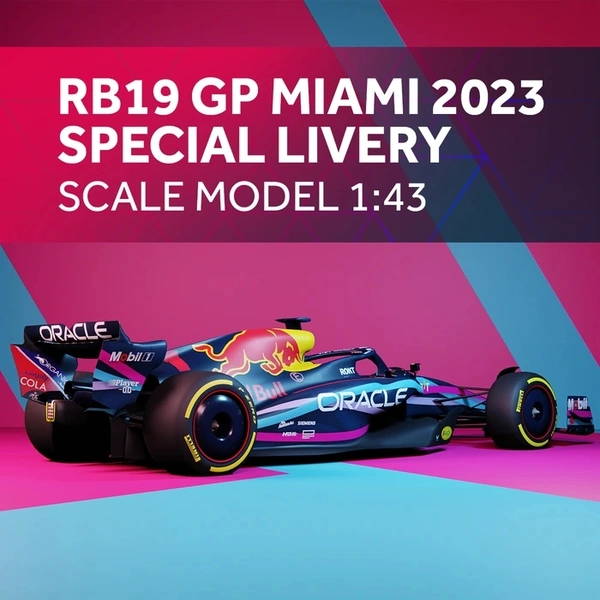 Bburago 1:43 2023 RB19 Miami GP - 1