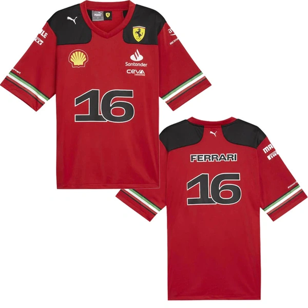2023 Scuderia Ferrari Football Jersey - 55, XS
