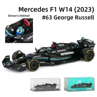 Bburago 1:43 2023 Mercedes W14 (Case + Helmet) - 44