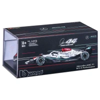 Bburago 1:43 2022 Mercedes W13 (Case + Helmet) - 63
