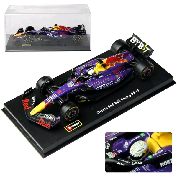 Bburago 1:43 2023 Red Bull Racing RB19 Las Vegas GP - #1 (NO Case + Helmet)
