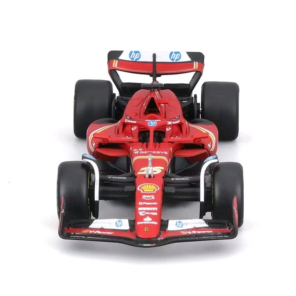 Bburago 1:43 2024 Scuderia Ferrari SF24 Model Car - 55( NO Case + Helmet)
