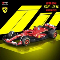 Bburago 1:43 2024 Scuderia Ferrari SF24 Model Car - 55( NO Case + Helmet)