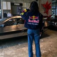 Red Bull Racing Vintage Jacket - Fully Embroidered - XL