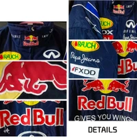 Red Bull Racing Vintage Jacket - Fully Embroidered - XL