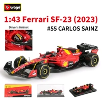 Bburago 1:43 2023 Ferrari SF23 Monza Livery - 16 (NO Case + Helmet)