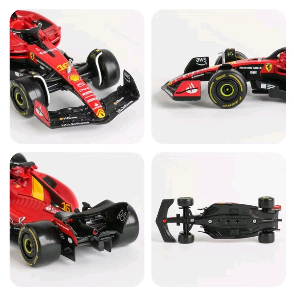 Bburago 1:43 2023 Ferrari SF23 Monza Livery - 16 (NO Case + Helmet)
