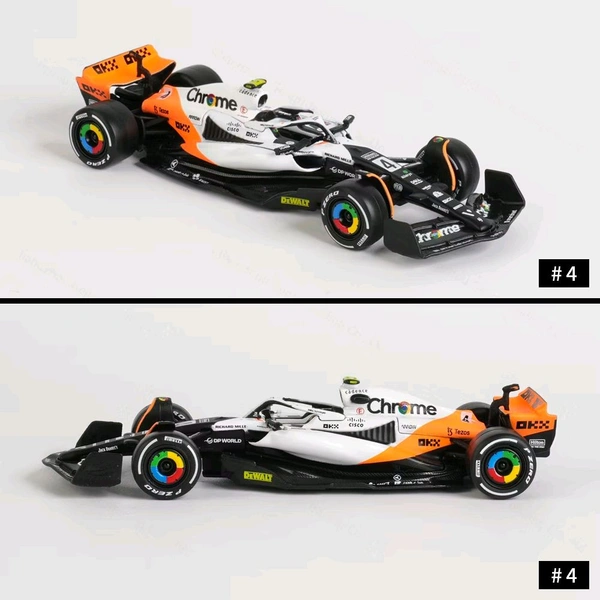 Bburago 1:43 2023 McLaren MCL60 Monaco GP Livery - 4