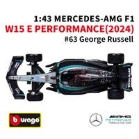Bburago 1:43 2024 Mercedes AMG W15 Model Car - 44 (NO Case + Helmet)