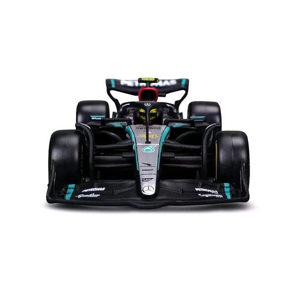 Bburago 1:43 2024 Mercedes AMG W15 Model Car - 44 (Case + Helmet)
