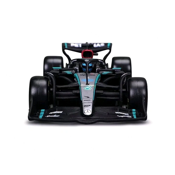 Bburago 1:43 2024 Mercedes AMG W15 Model Car - 63 (Case + Helmet)