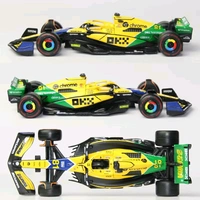 Bburago 1:43 2024 McLaren MCL38 Monaco GP Special Livery - 4 (NO Case + Helmet)