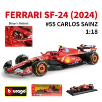 Bburago 1:18 2024 Scuderia Ferrari SF24 Model Car - 55