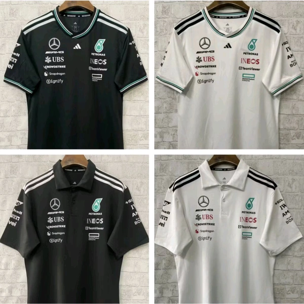 2025 Mercedes AMG F1 Team Wear - T Shirt (Black), XL